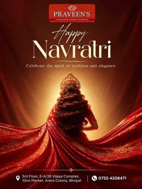 Praveen's Navratri festive post